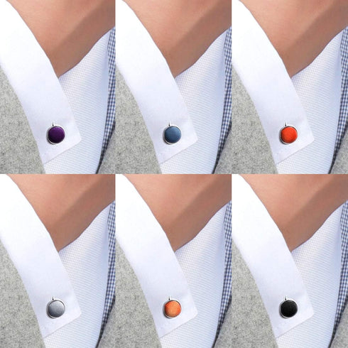 Dan Smith C.C.AD.E.004 Series World Satin Cufflinks 6 Pairs Available Formal Goods...