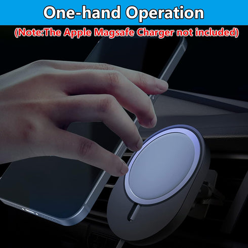 Car Vent Holder for Apple MagSafe Charger Compatible with iPhone 14/14 Plus/14 Pro/14 Pro Max and iPhone 13/12 Series(Charger not Included)......