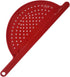 Hand Held Plastic Pot Drainer, Pasta Noodle Veggie Strainer with Handle - Fits up to 9" Pot - Red...