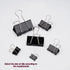 Small Binder Clips and paper clips (144Pcs) 0.75 Inch(3/4 Inch),Black metal Small Paper Clamps for Office, Home, School...