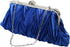 Tngan Women Pleated Satin Clutch Bride Purse Elegant Rhinestone Evening Bag Banquet Party Handbag...