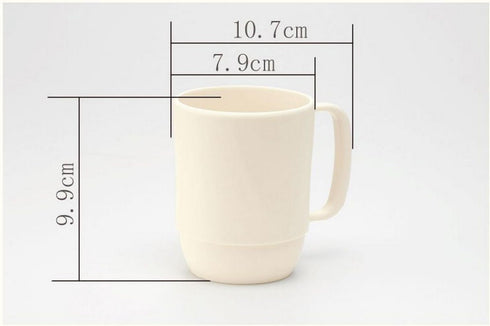 Japanese Camping Coffee Mug Unbreakable Kid's Milk Juice Mug Microwavable Tea Water Mug for Travel 12 ounce BPA Free Non-Toxic Dishwasher Safe Mad...