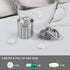 Waterproof Pill Organizer, Stainless Steel Pill Case, Keychain Pill Holder, Portable Pill Container Single Chamber Pill Box Outdoor Camping, Size:...