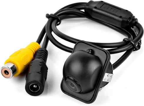 BW Car Flush Mount Rear View & Side View Dual Use Backup Camera (Waterproof Ip67 / Color CCD / 170 Degree Viewing Angle/Distance Scale Line)...