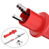 Goupchn Multimeter Test Leads Kit with Alligator Clips Banana Plug to Test Hook Clips Wire Replaceable Precision Sharp Probes Set for Multimeter E...