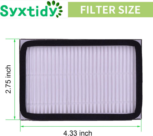 4 Pack HEPA Vacuum Filters for Kenmore EF-2, 86880, 20-86880, 40320, 610445,Also fit to Panasonic MC-V194H...