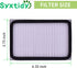 4 Pack HEPA Vacuum Filters for Kenmore EF-2, 86880, 20-86880, 40320, 610445,Also fit to Panasonic MC-V194H...