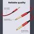 MOSWAG 3.5mm 1/8" TRS to Double 6.35mm 1/4" TS Mono Y-Cable 6.6FT/2Meter Splitter Cable,Stereo Audio Cord Compatible with Phone iPod Laptop Multim...