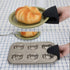 Silicone Cooking Pinch Grips Oven Mitts - Mini Finger Protector Pot Holder for Kitchen,Cooking,Baking,BBQ - Heat Resistant Gloves, 2 Pairs (Black ...