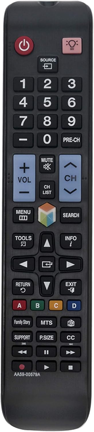 AA59-00579A Replaced Remote Control Compatible with Samsung Plasma 3D TV PN51E550 PN51E550D1F PN51E550D1FXZA PN60E550 PN60E550D1F PN60E550D1FXZA P...
