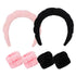 6 Pcs Terry Cloth Headband Face Wash Headband and Wristband Set, Makeup Headband, Hair Band Spa Headband and Wristband Set, Skincare Headbands for...