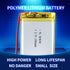 3.7V 1500mAh 804048 Lithium Polymer Ion Battery Rechargeable Lipo Battery with PH 2.0mm Pitch Connector...