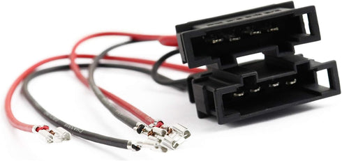 4 Pack Speaker Wire Harness Adapter Replacement for Volkswagen Speaker Harness VW Jetta GLI GTI Beetle Golf Passat Polo Car Speaker Connector Harn...