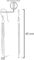 AeraVida 925 Sterling Silver Trendy Stranded Stick Drop Dangle Earrings | Minimalist Boho Chic Jewelry for Women | Unique Silver Stick Earrings | ...