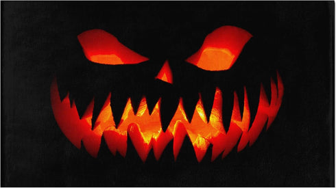 Halloween Welcome Doormat, 17 X 29 Inch Halloween Pumpkin Decorative Bathroom Mat Rubber Backing Non-Slip Floor Mat for Indoor...