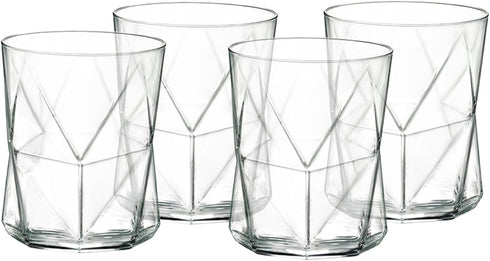Bormioli Rocco Cassiopea Double Old Fashioned Glass, Set of 4...