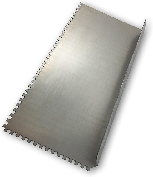 1/8” Square Notch Trowel for Epoxy, Masonry, Tile, and More! Lightweight Hand Trowel is Reusable and Easy to Clean for Epoxy Projects and Home Imp...