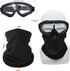 Motorcycle Goggles,2 Pack Dirt Bike ATV Motocross Riding Hiking Protective with 2 Pack Neck Breathable Bandana Mask...
