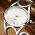 Top Plaza Women Fashion Silver Tone Circle Band Arabic Numeral Scale Bangle Cuff Dress Bracelet Watch - Valentine's Day Gift...