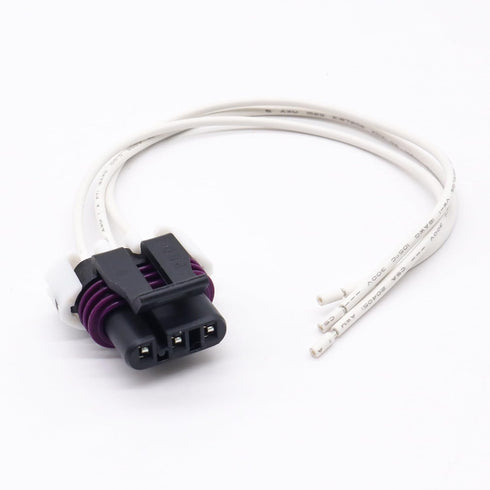 13585316 Fuel Tank Pressure Sensor Connector Wiring Harnesses 3 Wire Compatible with 1997-2009 Chevy 1996-2008 GMC Repalces PT2646, PT2782, 153059...