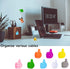 16PCS Self-Adhesive Silicone Thumb Hooks Multi-Function Cable Holder Wall Decoration Finger Hook for Earphone,Toothbrush,Key,Makeup Brush Wire Des...