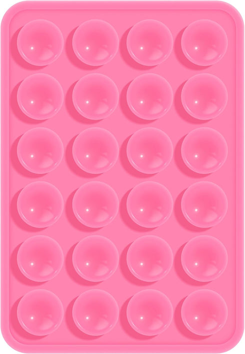 Silicone Suction Phone Case Adhesive Mount- Phone Sticky Grip for iPhone and Android, Hands-Free Sticky Cell Phone Grip, Mobile Fidget Mirror Hold...