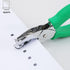 Handheld Square Hole Punch, 1/6 Inch Hole Size, Craft Paper Puncher, Single Pack, Ideal for DIY Projects and Office Use...