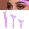 3Pcs Eyeliner Stencils Silicone Winged Tip Eyeliner Eyebrow Eyelash Pencil Stencil Reusable Eyeshadow Applicators Tool Eyeshadow Eyelash Eyeliner ...