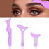 3Pcs Eyeliner Stencils Silicone Winged Tip Eyeliner Eyebrow Eyelash Pencil Stencil Reusable Eyeshadow Applicators Tool Eyeshadow Eyelash Eyeliner ...