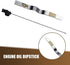 1 PC Automotive Transmission Oil Dipstick, 23.8" x 1.18" Stainless Steel Engine Oil Level Indicator Immersion Gauge, Replaces OEM No. 31086-JA00A ...