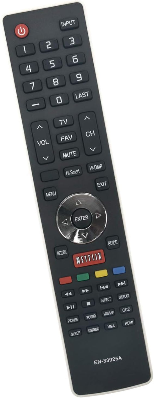 New EN-33925A 33922A Replace Remote Fit for Hisense LED LCD HD TV LHD32K366WUS LTDN40K366WUS LTDN40K366NWUS LTDN50K366GWUS LTDN50K610GW LTDN55K610...