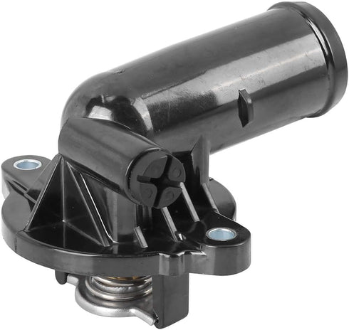 X AUTOHAUX Car Auto Thermostat Housing 5184977AE 5184977AD for Dodge Charger 2011-2018...