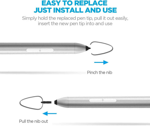 Stylus Pen for HP Touchscreen Laptop, Compatible HP Envy x360 15-bp0,x360 15-cn0,X2 12-e0xx,X2 12g0xx;HP Spectre x360 13-ac0xx 15-blxxx, HP Pavili...