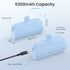 Mini Portable Charger Power Bank for iPhone,5200mAh Phone Charger, Ultra-Compact PD Fast Charging Battery Pack Compatible with iPhone 14/14 Plus/P...