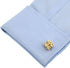 Chinese Character Wedding "XI" Marry Groom Gift Gold Cufflinks...