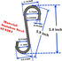 Heavy Duty S Hooks Hanging Metal Hook Large 304 Stainless Steel Diameter 5/16 in Rust Proof for Swing Hammock Garden Outdoor Tools...