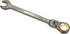 WORKPRO 14 mm Flex-Head Ratcheting Combination Wrench, 72-Teeth, Cr-V Constructed, Nickel Plating...