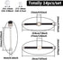 FASHEWELRY 14Pcs PU Leather Cord Bracelet Bezel Tray Blank Flat Round Cabochon Settings Bezel Tray Watch Bands Base Tray Bracelet Blanks with Glas...
