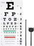 Eye Chart, Complete Snellen Eye Exam Kit, for Eye Exams 20 Feet 22×11 Inches Low Vision Eye Test Charts with Eye Occluder and Pointer...