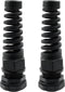 2 Pcs NPT 1/2" Cable Glands with Strain Relief, IP68 Waterproof Cable Gland with Adjustable Locknut for 6-12mm Dia Wire...