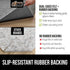 GORILLA GRIP Felt and Natural Rubber Stay in Place Slip Resistant Rug Pad, 1/4in Thick, 2x3 FT Protective Padding Under Area Rugs, Cushioned Gripp...