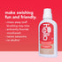 Hello Kids Wild Strawberry Natural Flavor Anticavity Fluoride Rinse - Vegan, Alcohol Free, and SLS Free Mouthwash for Children Age 2 and Up - 16 O...