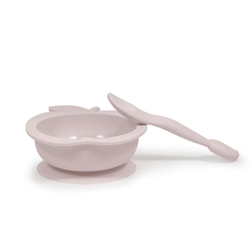 SILIBOWL + Spoon Set by Kushies Cute Silicone Bowl with Suction and Spoon Set for Babies, Toddlers and Kids, Non Slip, Dishwasher, Microwave, Free...