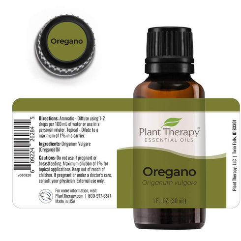 Plant Therapy Oregano Essential Oil 100% Pure, Undiluted, Natural Aromatherapy, Therapeutic Grade 30 mL (1 oz)...