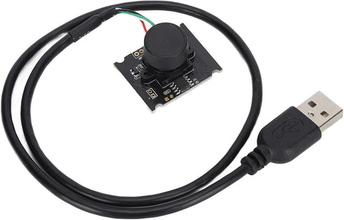 3MP USB Camera Module, 110° Angle of View Mini Web Cam, USB2.0 Webcam Board Module Clearer Industrial Image with OV3660 Sensor for Android, Suppor...