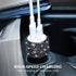 Dual USB Car Charger,SAVORI Car Adapter Bling Bling Rhinestones Crystal Car Decorations for Fast Charging Car Decors for iPhone Xs Max X Plus, iPa...
