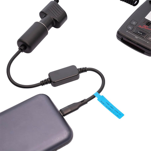 USB C Male to 12V Car Cigarette Lighter Socket Female Converter Cable 1 Feet,18W USB C to Cigarette Lighter Adapter for Dash Cam, GPS...