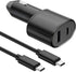 60w Car Charger Super Fast Charging 2.0 Dual-Port (45W+15W) with USB C to C Cable for Samsung Galaxy S24 Ultra/S24/S24+/S23,S22,S21/S21 Ultra/ S21...