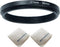 37mm lens to 30mm Camera Lens Adapter 37mm to 30mm Step Down Ring Adapter Ring for all brands of UV ND CPL, with premium lens wiping cloth 2 pack ...