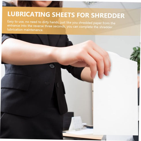 10pcs Shredder Lubricant Paper Shredder Oil Shredders for Home Office Cardboard Shredder Lubricating Tool Shredder Tools Shredder Supplies White L...